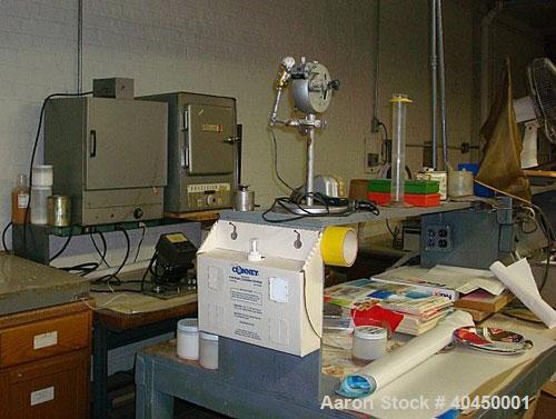 Used Adhesives Plant / Complete Plant:  Rated 4,000 gallon product per day capacity. Plant includes (6) 500 gallon stainless steel mixing tanks, various holding tanks totaling 38,000 gallons, associa...