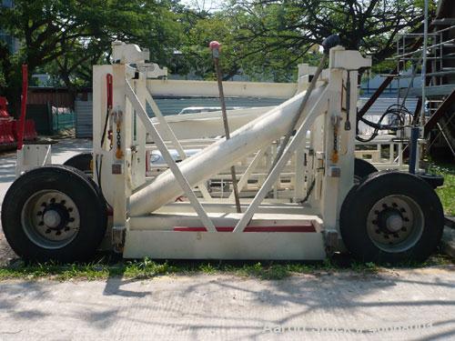 Used Cable tunnel equipment including the following: One lot of locomotive tracks and accessories; one lot of 6m pipes and fittings; segment molds; pumps - submersible pumps, grout pumps, welders and...