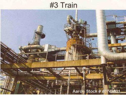 Used Complete Maleic Anhydride Plant, 20,000 mt/yr, designed by Scientific Design Co Inc. Reactors are fixed bed technology with n-butane feedstock. Two reactor trains with refining, flaking and briq...