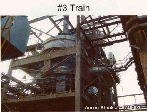 Used Complete Maleic Anhydride Plant, 20,000 mt/yr, designed by Scientific Design Co Inc. Reactors are fixed bed technology with n-butane feedstock. Two reactor trains with refining, flaking and briq...