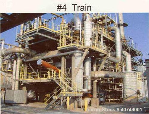 Used Complete Maleic Anhydride Plant, 20,000 mt/yr, designed by Scientific Design Co Inc. Reactors are fixed bed technology with n-butane feedstock. Two reactor trains with refining, flaking and briq...
