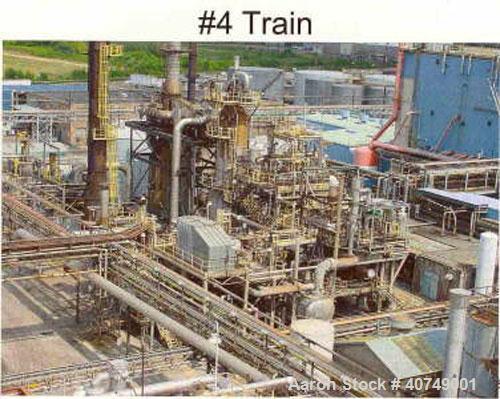 Used Complete Maleic Anhydride Plant, 20,000 mt/yr, designed by Scientific Design Co Inc. Reactors are fixed bed technology with n-butane feedstock. Two reactor trains with refining, flaking and briq...