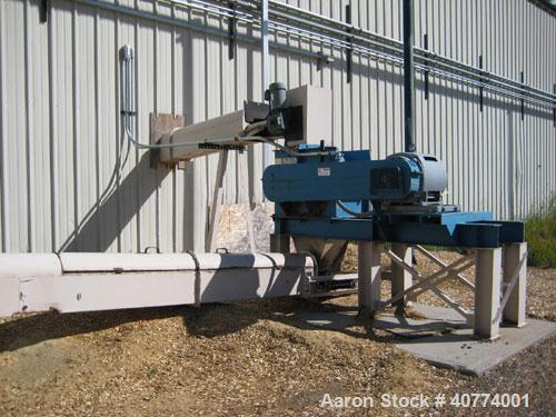 Used Wood pellet plant complete with (2) Sprout 501D pellet mills 150 hp, cooling tower, manual bagging chute, scales, single pass dryer, Williams 75 hp hammermill 72 hammer, Williams C32 100 hp hamm...