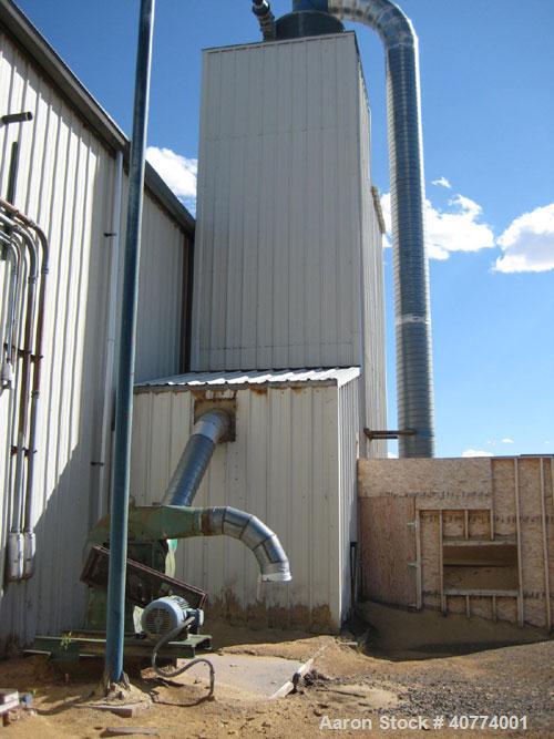 Used Wood pellet plant complete with (2) Sprout 501D pellet mills 150 hp, cooling tower, manual bagging chute, scales, single pass dryer, Williams 75 hp hammermill 72 hammer, Williams C32 100 hp hamm...