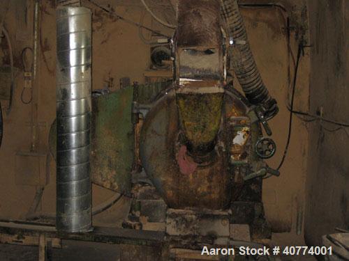 Used Wood pellet plant complete with (2) Sprout 501D pellet mills 150 hp, cooling tower, manual bagging chute, scales, single pass dryer, Williams 75 hp hammermill 72 hammer, Williams C32 100 hp hamm...