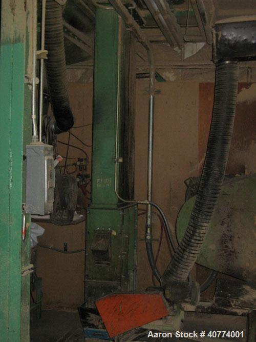 Used Wood pellet plant complete with (2) Sprout 501D pellet mills 150 hp, cooling tower, manual bagging chute, scales, single pass dryer, Williams 75 hp hammermill 72 hammer, Williams C32 100 hp hamm...