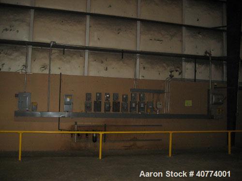 Used Wood pellet plant complete with (2) Sprout 501D pellet mills 150 hp, cooling tower, manual bagging chute, scales, single pass dryer, Williams 75 hp hammermill 72 hammer, Williams C32 100 hp hamm...