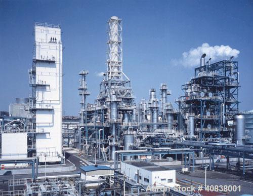 Used Petroleum refinery. Plant is rated at 80 barrels per day capacity.
