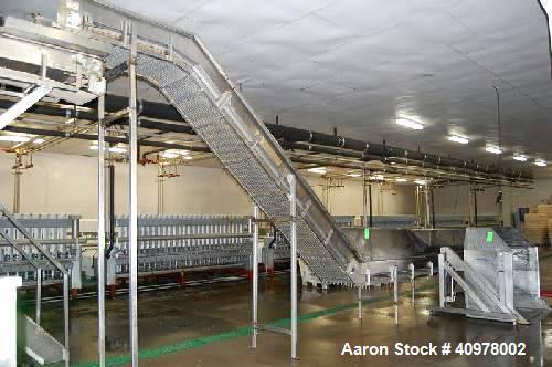 Used Seafood Processing Facility.  (9) Fish sorting lines including conveyors, sorters, 35,000 lb holding tanks.  Pollock lines with (3) Mesa 950 heading machines, (2) Josmar JM-205 heading machines,...