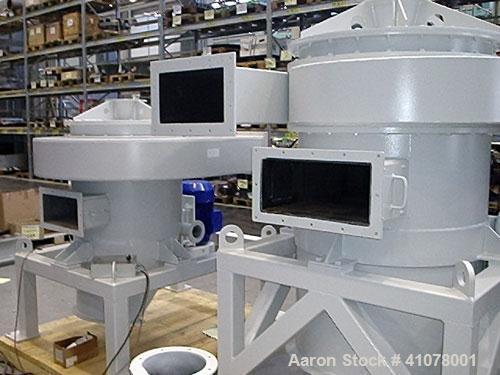 Unused-Soy Crushing and Protein Concentrate Plant, rated 700 MTD of soy protein and 12 TPH of soy flour. Unused and built in 2008. (2) Hosokawa mills, model G200 and G180, carbon steel construction, ...