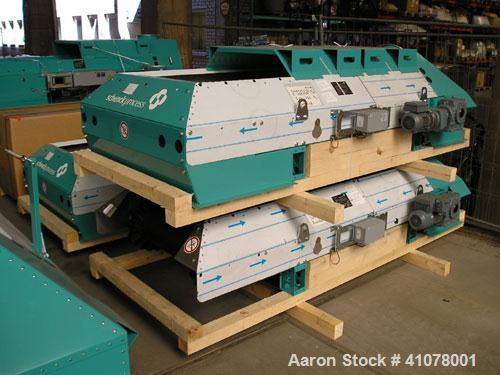 Unused-Soy Crushing and Protein Concentrate Plant, rated 700 MTD of soy protein and 12 TPH of soy flour. Unused and built in 2008. (2) Hosokawa mills, model G200 and G180, carbon steel construction, ...