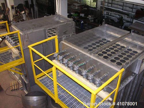 Unused-Soy Crushing and Protein Concentrate Plant, rated 700 MTD of soy protein and 12 TPH of soy flour. Unused and built in 2008. (2) Hosokawa mills, model G200 and G180, carbon steel construction, ...
