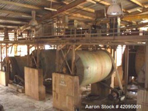 Used Tiles Manufacturing Plant, capacity 53,820 square feet/day (5,000 square meter/day), tile sizes 5.9" x 5.9" (150 x 150 mm), 3.9" x 7.9" (100 x 200 mm), 7.9" x 7.9" (200 x 200 mm), 11.8" x 7.9" (...