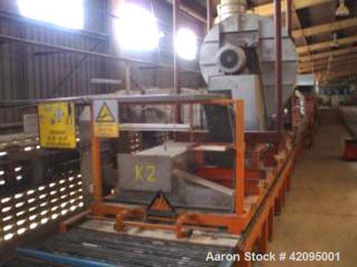 Used Tiles Manufacturing Plant, capacity 53,820 square feet/day (5,000 square meter/day), tile sizes 5.9" x 5.9" (150 x 150 mm), 3.9" x 7.9" (100 x 200 mm), 7.9" x 7.9" (200 x 200 mm), 11.8" x 7.9" (...