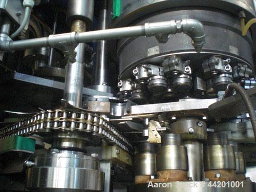 Used Can Filling Line for slim-line cans type 200/202, 150/250 ml.  Capacity 600 cans per minute.  Comprised of:  (1) Kettner depalletizer, (1) Vroemisse can conveyor, (1) Vroemisse rinser, (1) KHS H...