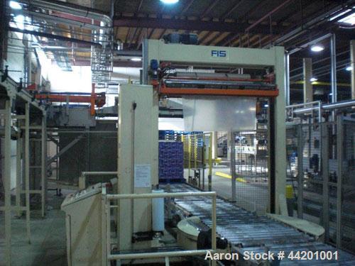 Used Can Filling Line for slim-line cans type 200/202, 150/250 ml.  Capacity 600 cans per minute.  Comprised of:  (1) Kettner depalletizer, (1) Vroemisse can conveyor, (1) Vroemisse rinser, (1) KHS H...