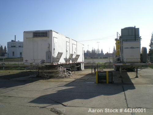 Used CO2 Blasting System.  Includes:  TOMCO2 14 ton storage system, Atlas Copco XRVS 345 air compressor, 100 kv electrical generator, dry ice pelletizer blast cabinet with air filter system, air drye...
