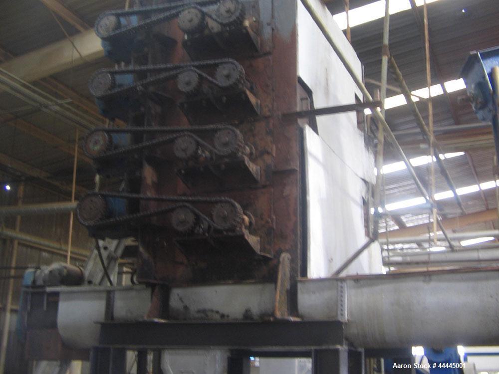 Used Fishmeal Plant, 2,5 MT/hour raw material.  Includes the following equipment:  infeed tank; mill breaker, vertical and horizontal; conveyor; cooker; homogenizer; Inox tank with direct steam; scre...