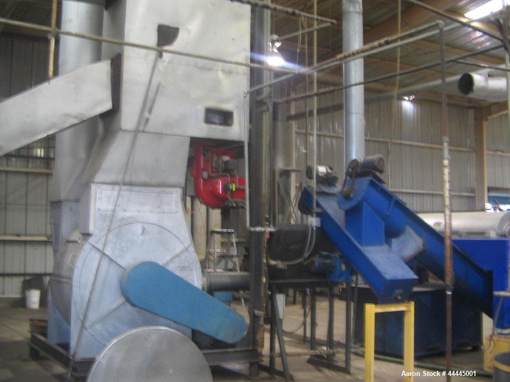 Used Fishmeal Plant, 2,5 MT/hour raw material.  Includes the following equipment:  infeed tank; mill breaker, vertical and horizontal; conveyor; cooker; homogenizer; Inox tank with direct steam; scre...
