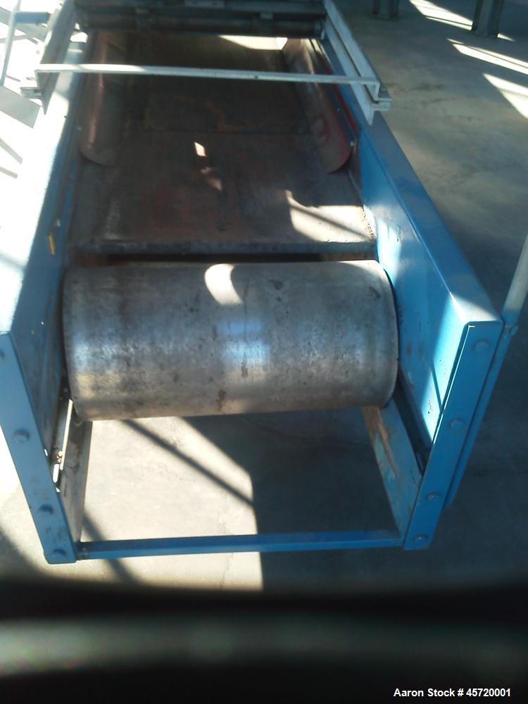 Used- Bulk Storage for Walnuts. Including: (4)  8,000 cubic foot round galvanized steel bins, 21.5 foot diameter.  (1) 36” x...