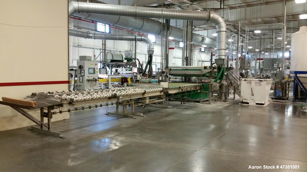 Used Billco Washing / Rinsing / Drying System. Includes: glass washer, Model 460-8SP. (2) glass rinsing machines, Model 460-SP. (5) glass roller tables, (2) glass beveling system, (5) heads per side ...