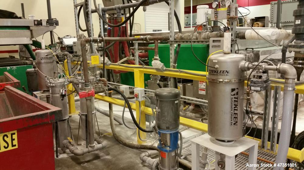 Used Billco Washing / Rinsing / Drying System. Includes: glass washer, Model 460-8SP. (2) glass rinsing machines, Model 460-SP. (5) glass roller tables, (2) glass beveling system, (5) heads per side ...