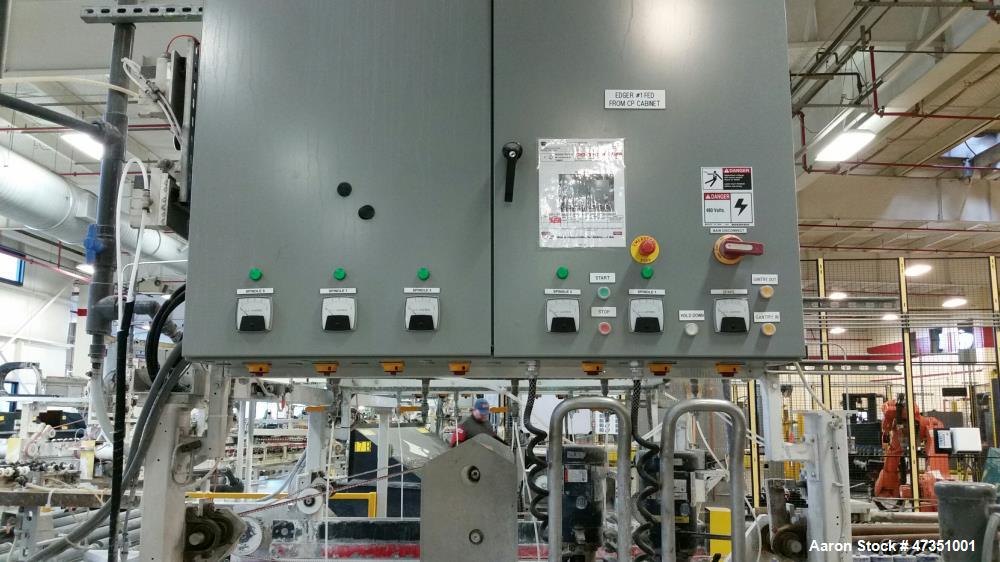 Used Billco Washing / Rinsing / Drying System. Includes: glass washer, Model 460-8SP. (2) glass rinsing machines, Model 460-SP. (5) glass roller tables, (2) glass beveling system, (5) heads per side ...