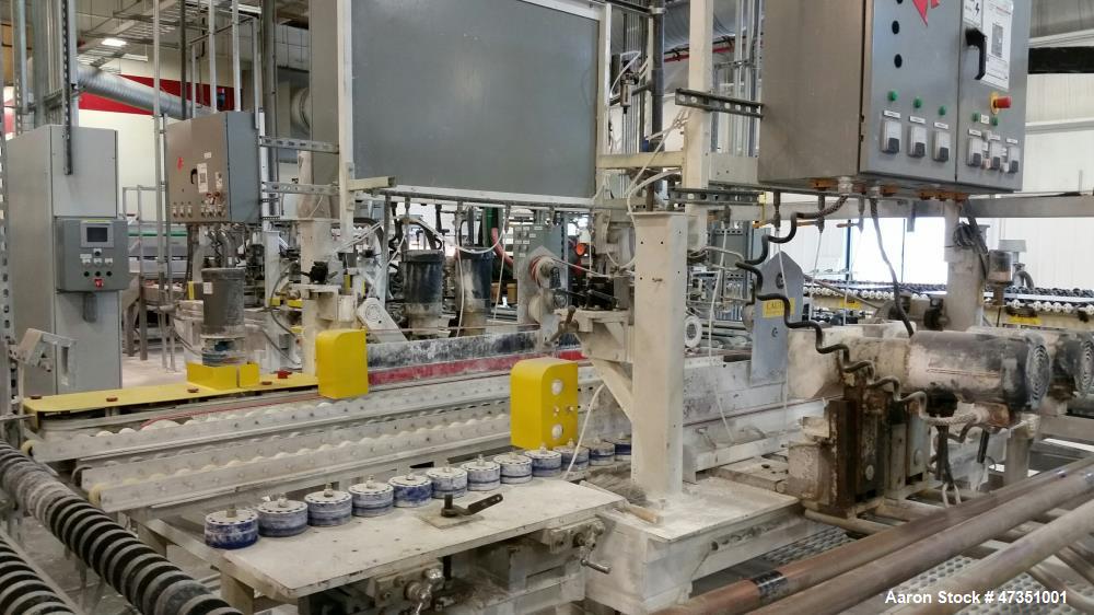 Used Billco Washing / Rinsing / Drying System. Includes: glass washer, Model 460-8SP. (2) glass rinsing machines, Model 460-SP. (5) glass roller tables, (2) glass beveling system, (5) heads per side ...