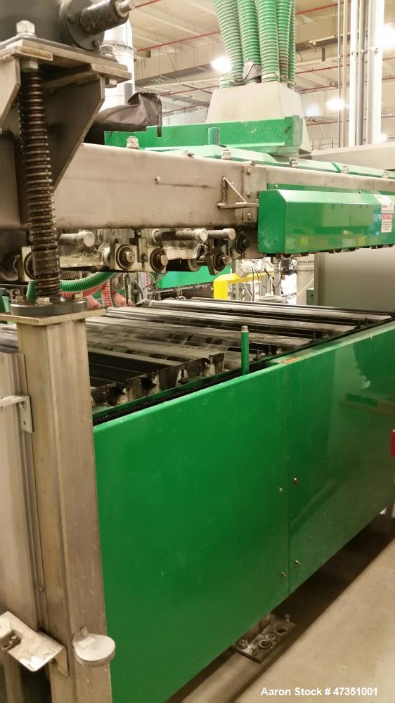 Used Billco Washing / Rinsing / Drying System. Includes: glass washer, Model 460-8SP. (2) glass rinsing machines, Model 460-SP. (5) glass roller tables, (2) glass beveling system, (5) heads per side ...