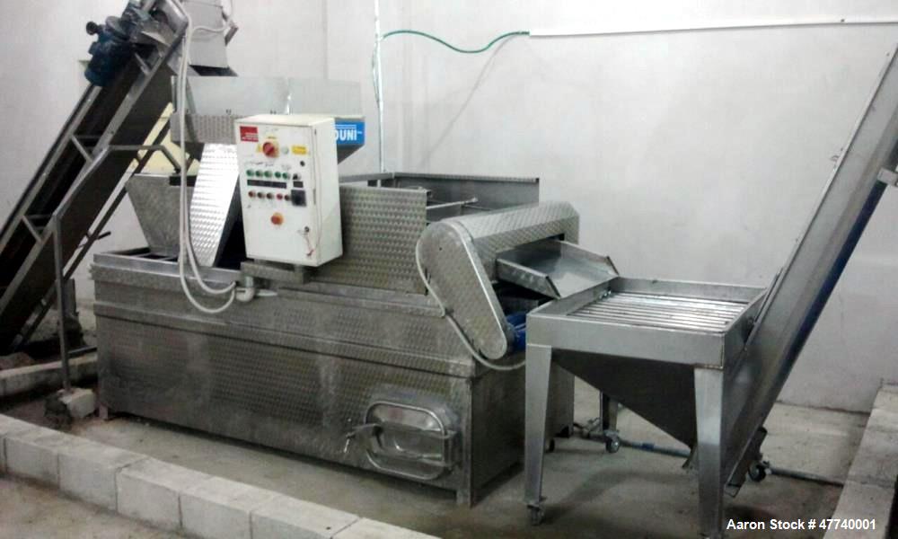 Used Amenduni Olive Oil Line, 3 Ton per Hour.