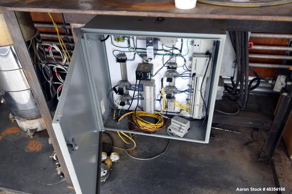 Used Pilot Plant system consisting of: reactor, heat exchanger, K-Tron feeder, Allen-Bradley controls.