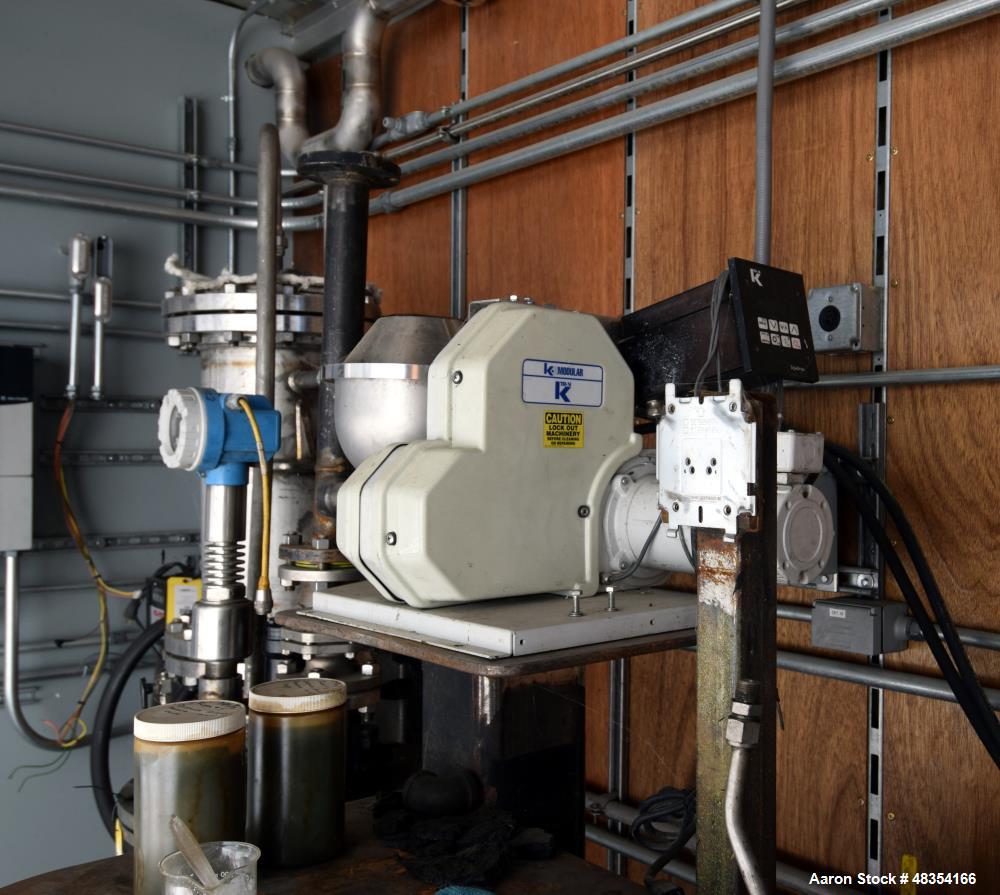 Used Pilot Plant system consisting of: reactor, heat exchanger, K-Tron feeder, Allen-Bradley controls.