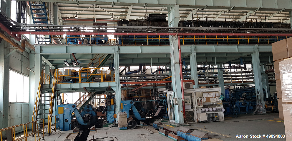 Used 48.75” (1250 mm) Continuous Galvanizing Line