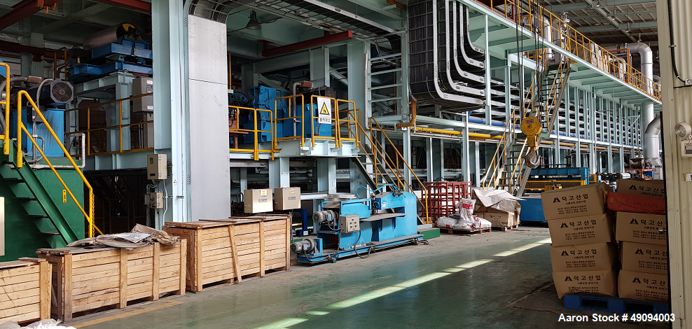 Used 48.75” (1250 mm) Continuous Galvanizing Line
