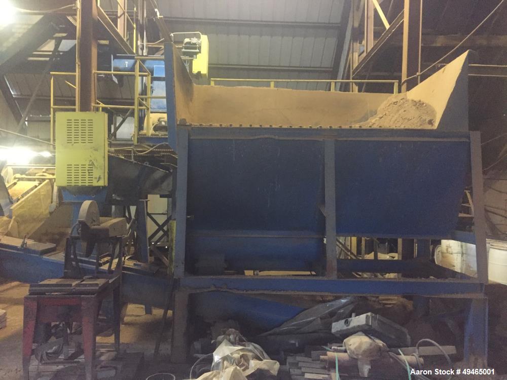 Used Basic Machinery Clay Grinding System (Used Grind Red Clay for Brick Manufacturing). The System includes: (1) Pulv-O-Pactor, Model F624-3-2, (2) 5 x 8 screens, 91) twin feeder, (1) bucket elevato...