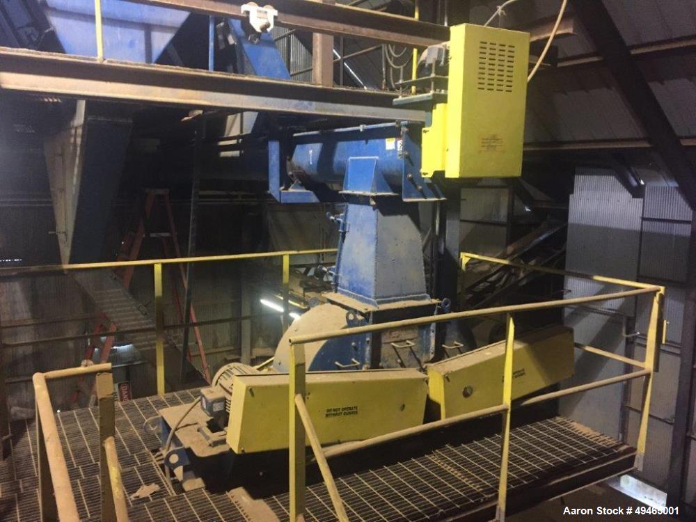 Used Basic Machinery Clay Grinding System (Used Grind Red Clay for Brick Manufacturing). The System includes: (1) Pulv-O-Pactor, Model F624-3-2, (2) 5 x 8 screens, 91) twin feeder, (1) bucket elevato...