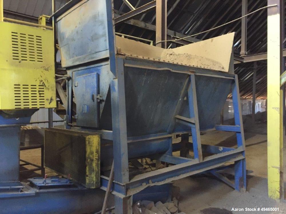 Used Basic Machinery Clay Grinding System (Used Grind Red Clay for Brick Manufacturing). The System includes: (1) Pulv-O-Pactor, Model F624-3-2, (2) 5 x 8 screens, 91) twin feeder, (1) bucket elevato...