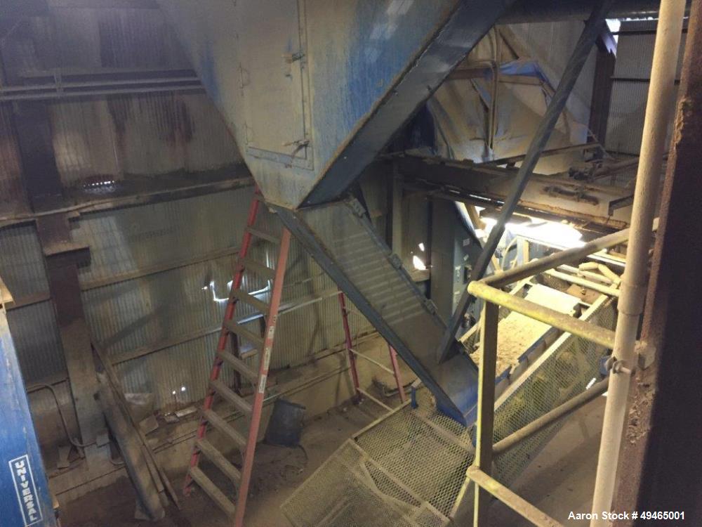 Used Basic Machinery Clay Grinding System (Used Grind Red Clay for Brick Manufacturing). The System includes: (1) Pulv-O-Pactor, Model F624-3-2, (2) 5 x 8 screens, 91) twin feeder, (1) bucket elevato...