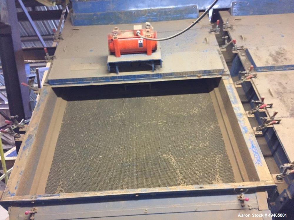 Used Basic Machinery Clay Grinding System (Used Grind Red Clay for Brick Manufacturing). The System includes: (1) Pulv-O-Pactor, Model F624-3-2, (2) 5 x 8 screens, 91) twin feeder, (1) bucket elevato...