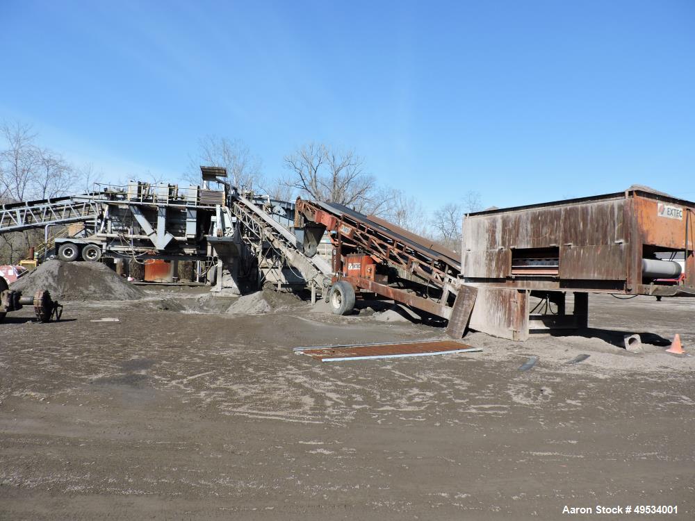 Used Portable Water Jig Processing Plant. Includes: 3 cell ORT water jig. Bolt together 30' Dorr-Oliver thickener tank. 36" Sand screw. 30"x 80' feed conveyor. 24" x 50' feed conveyor. 24" x 30' disc...