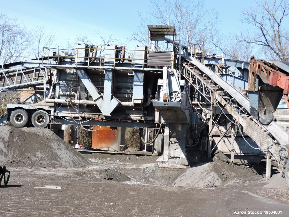 Used Portable Water Jig Processing Plant. Includes: 3 cell ORT water jig. Bolt together 30' Dorr-Oliver thickener tank. 36" Sand screw. 30"x 80' feed conveyor. 24" x 50' feed conveyor. 24" x 30' disc...