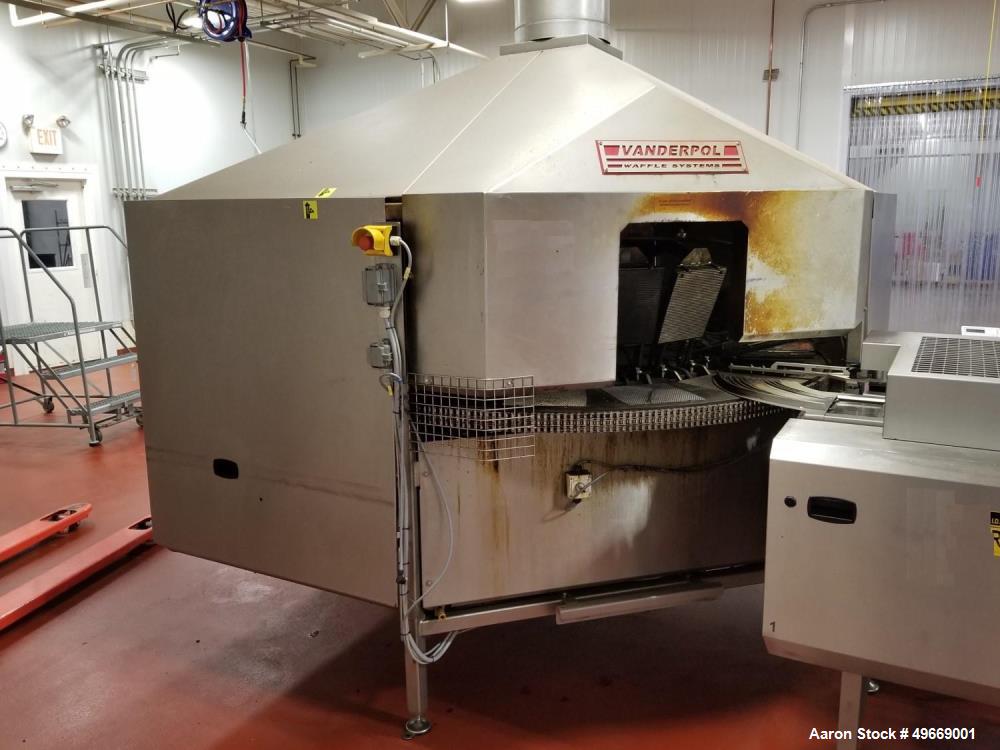 Used- Vanderpol StroopWaffle Waffle Systems MIDI Syrup Waffle Production Line.