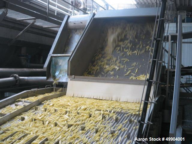 Used French Fry Line, 20,000 Pound Per Hour Capacity.