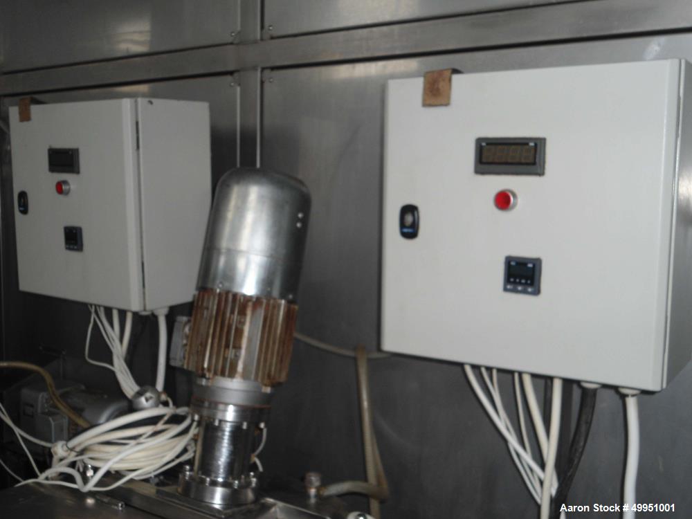 Used Schaaft Technologie GmbH Coating/Drying/Roaster/Cooling plant/line, type 800 PTEF for the  production of sweet cereals  products with a capacity of 220-330 lbs. (100-150 Kg.) per batch consistin...