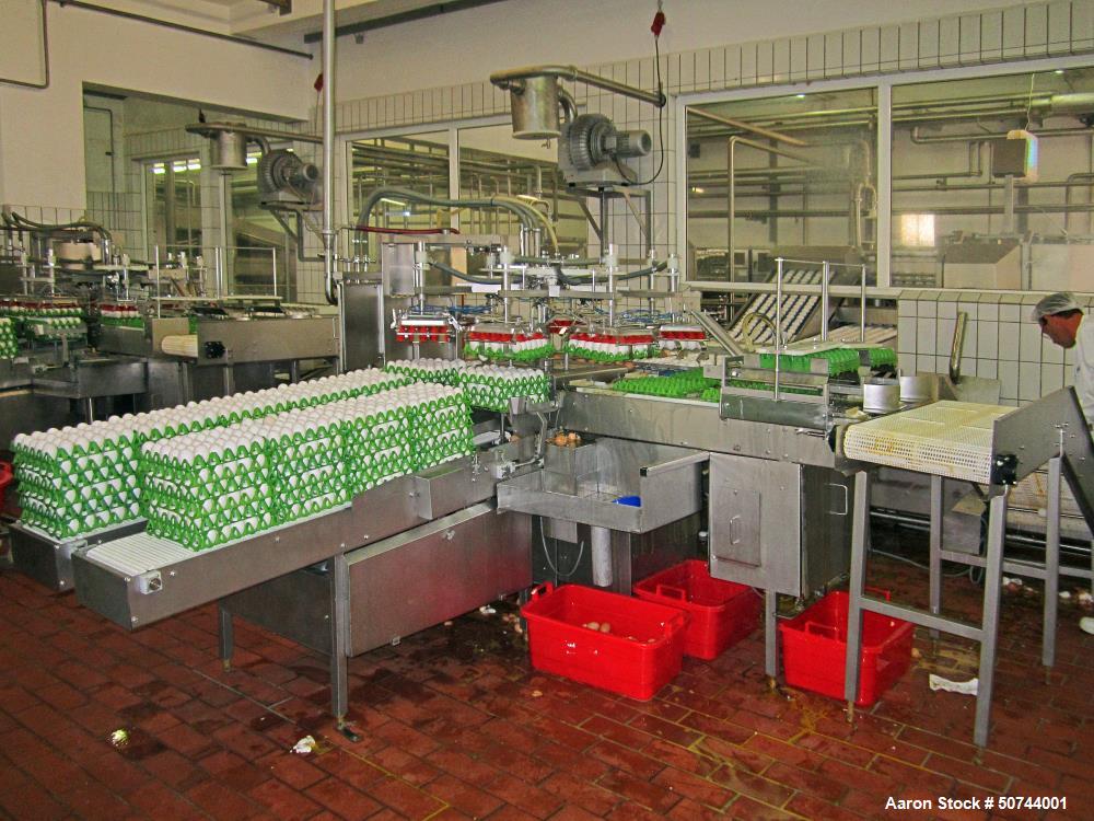 Used Sanovo Egg-Breaking and Separation Line