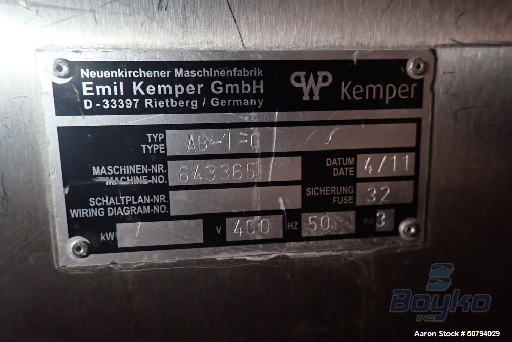 Used- WP Kemper Evolution Roll Line