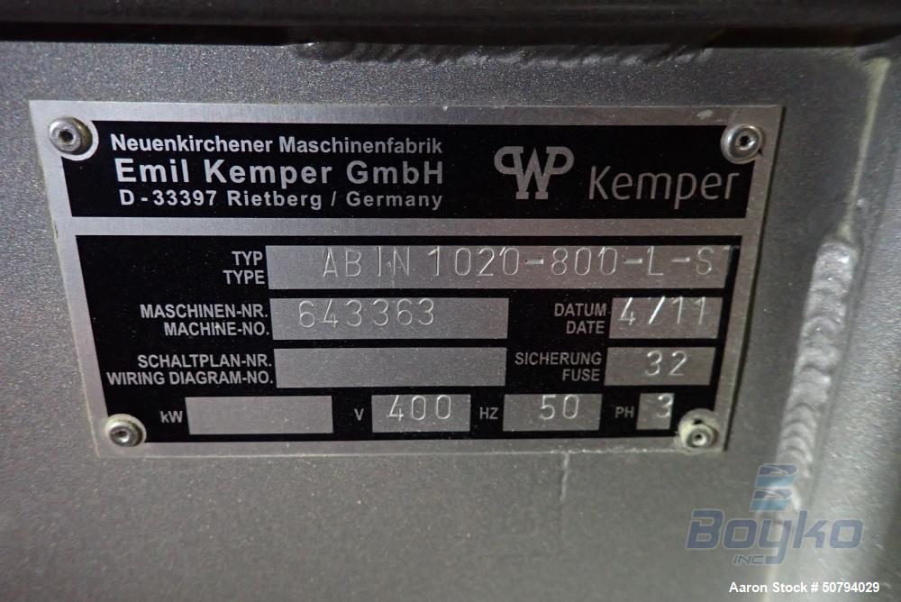Used WP Kemper Evolution Roll Line
