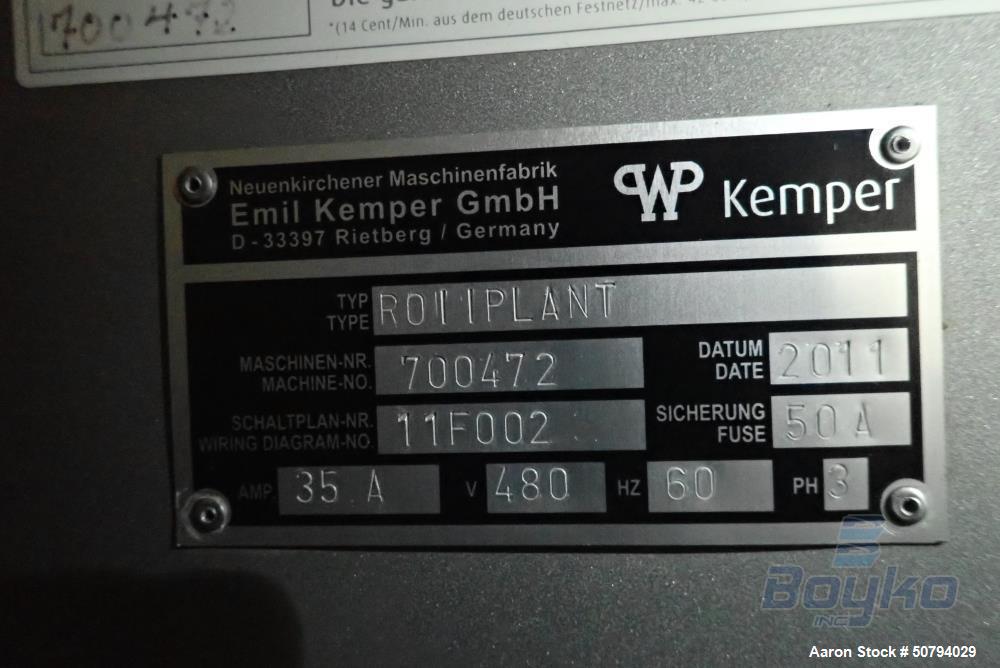 Used- WP Kemper Evolution Roll Line