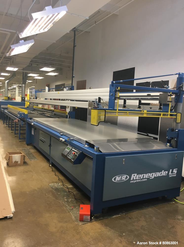 Used- M&R Group Silk Screen Printing Press Line