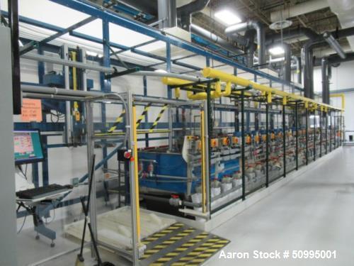 Used 30-Station Chemical Deburr/Polishing Line